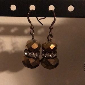 Earrings (not real diamonds)